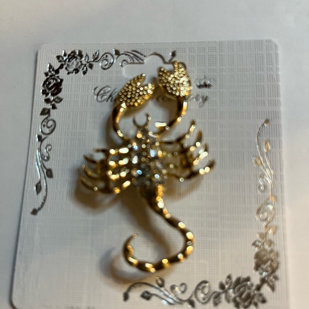 Gold Zodiac Brooch Set - Picture 11 of 13